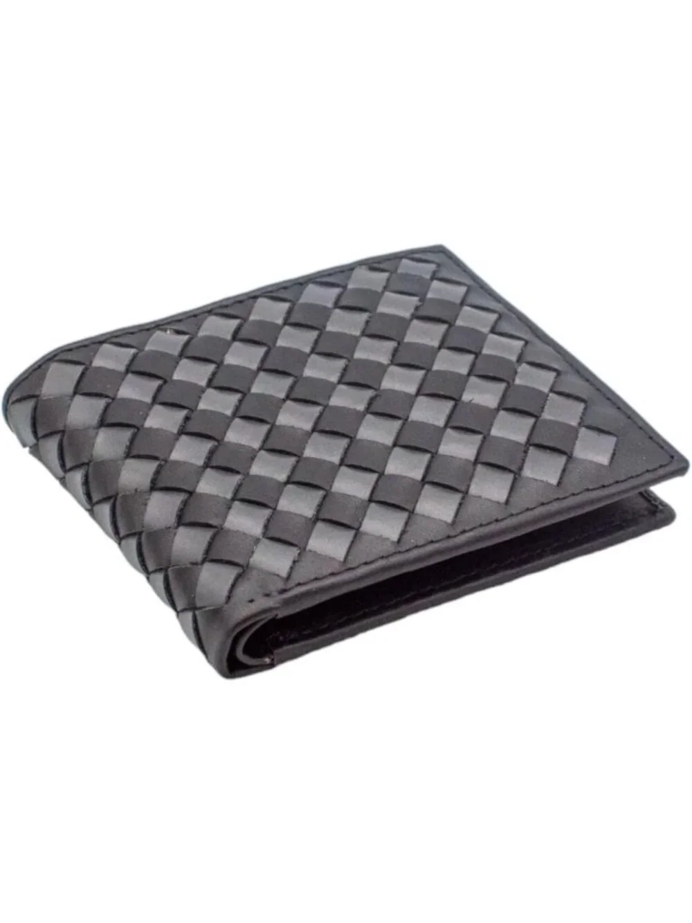 Stylish Nappa Leather Wallet for Men, RFID Blocking, 8 Card Slots, Criss-Cross